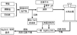 一种无孔高结晶硼酸镁纳米晶须的绿色水热合成方法