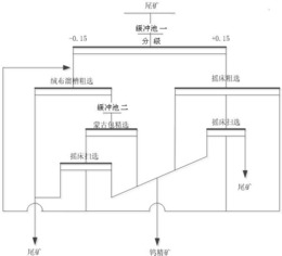 一种从极低品位含钨尾矿中回收钨的工艺