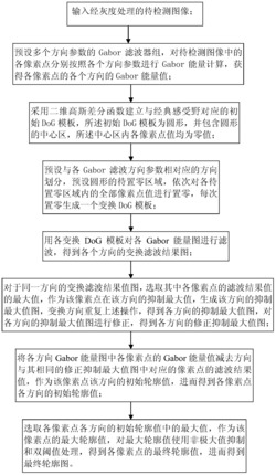 仿生物平滑跟踪眼动信息处理机制的目标轮廓检测方法