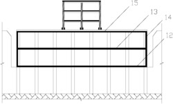 一种适用于框架结构建筑物地下增层的方法及建筑物