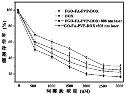 一种氟化石墨烯纳米药物载体及其制备方法和应用