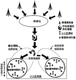 一种动态时分双工结合小小区的双系统复合频谱拍卖方法