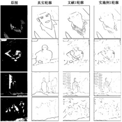 基于颜色拮抗感受野的轮廓检测方法