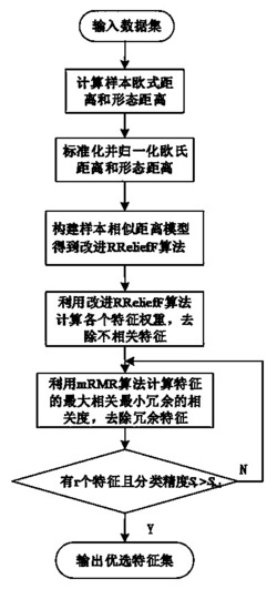 一种基于改进RReliefF和mRMR相结合的人体特征参数选择方法