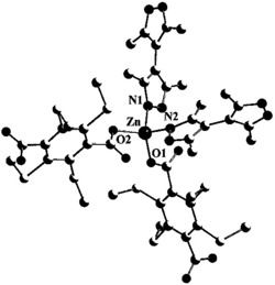 基于柔性含氮和羧酸双配体的含锌化合物及其制备方法