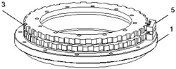 一种带绝对位置检测功能的精密转台轴承