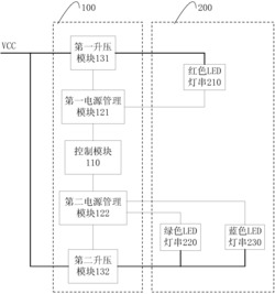 一种LED电源系统及其LED驱动装置