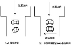 一种调控镁合金基面织构的磁场下变形处理方法