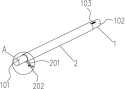 一种可弯折的摩擦块厚度专用量具