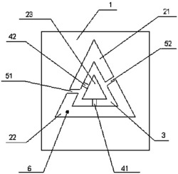 一种三角环形微带天线