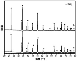一种二硼化钨硬质材料及其制备方法和应用
