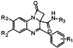 一种喹喔啉并杂氮环丁酮类化合物及其在抗肿瘤中的应用