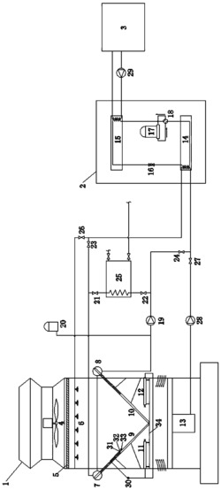 一种基于激波除霜与热管技术的能源塔热泵系统