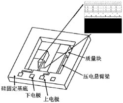 一种基于压电厚膜MEMS工艺的微能量采集器及其制备方法