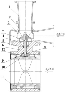 一种余能回收无轴叶轮泵