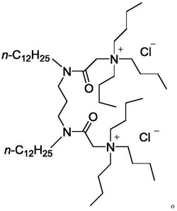 一种正十二烷基双子表面活性剂及其在原油乳液破乳中的应用