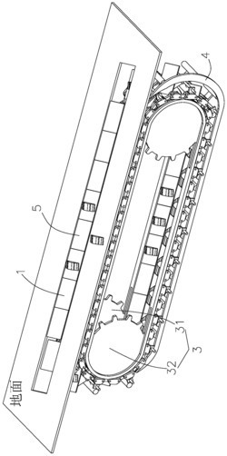 地下斜角甲板式停车库