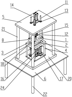 烧烤炭环托盘挤压成型机及成型方法