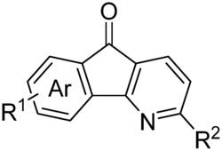 一种氮杂芴酮类衍生物及其制备方法和应用