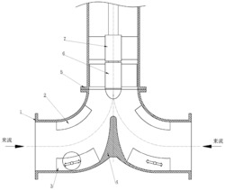 一种双吸式吸入管非均匀来流主动控制的轴流泵