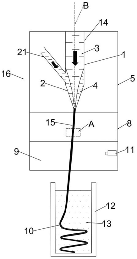 一种形状可控的3D螺旋微天线的加工方法及装置