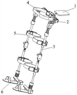 一种负重行走助力外骨骼