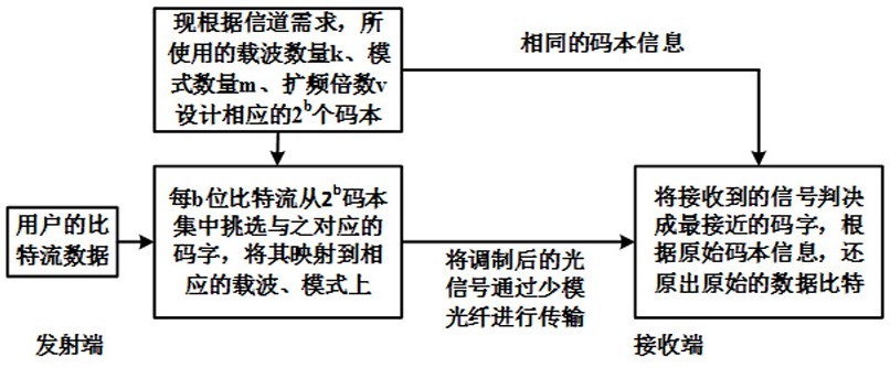 码片模式载波复合关联光编码方法