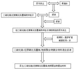 二硫化钼/还原氧化石墨烯与地质聚合物复合稳定汞污染土的方法