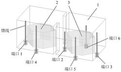 一种基于双模介质谐振器的异频双通道滤波巴伦