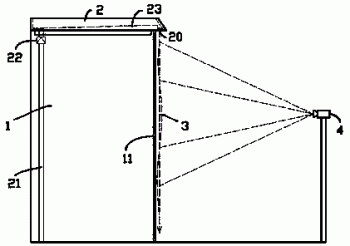 人造瀑布建筑楼