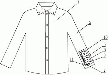 一种餐厅服务员制服