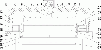 一种用于空心砖的建筑材料切坯装置