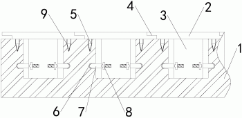 一种煤矿井下巷道用抗压路面结构