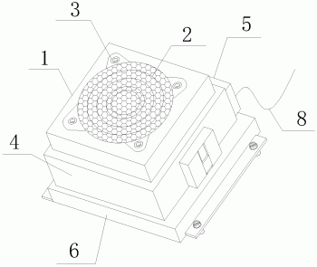 一种工业3D打印用快速冷却机构