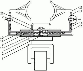 一种建筑施工用单轮运材车