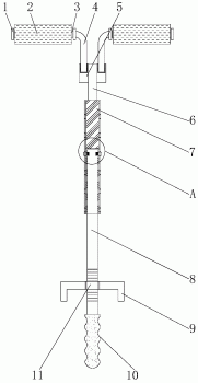 一种建筑施工用墙面抹平装置