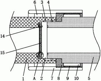 一种建筑施工用供水池水管组件