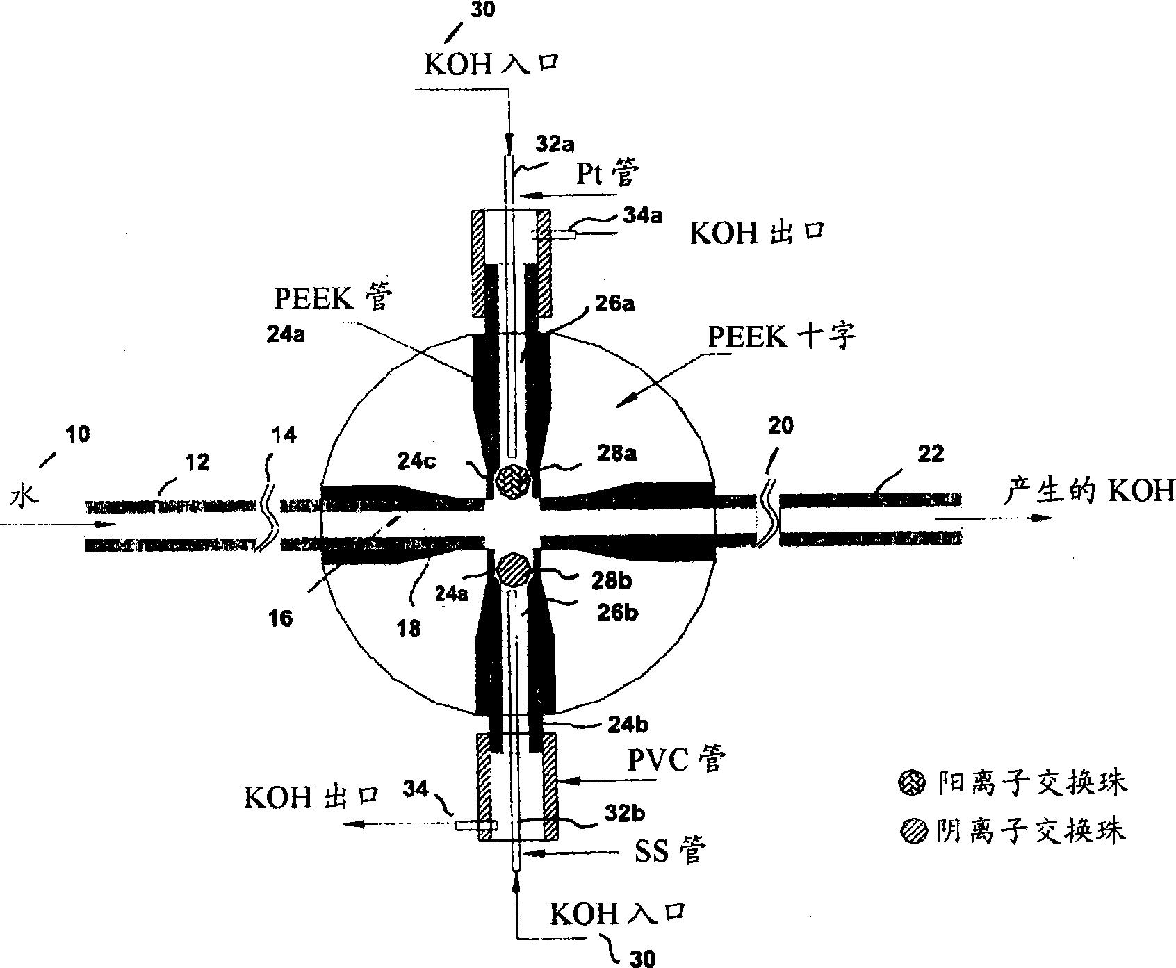 具有就座的离子交换珠的屏障和方法