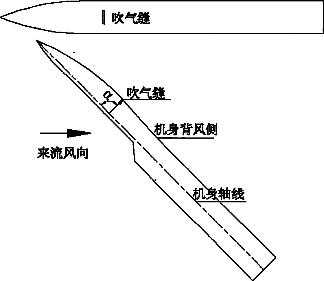 基于吹气的机身大迎角俯仰力矩控制方法