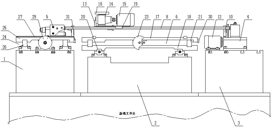 弧形方孔切削加工装置及加工弧形方孔的方法