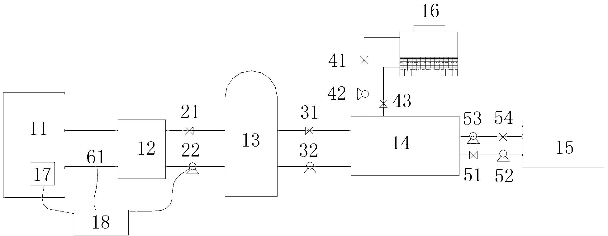 一种利用螺杆空压机余热制冷系统