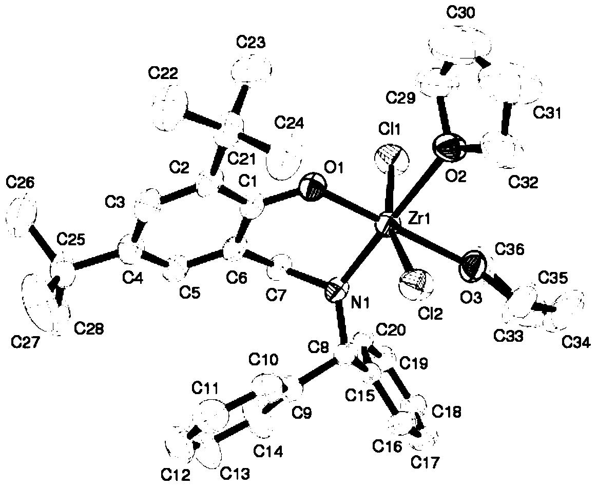 N，O-双负离子配位的锆金属化合物及其制备方法和应用