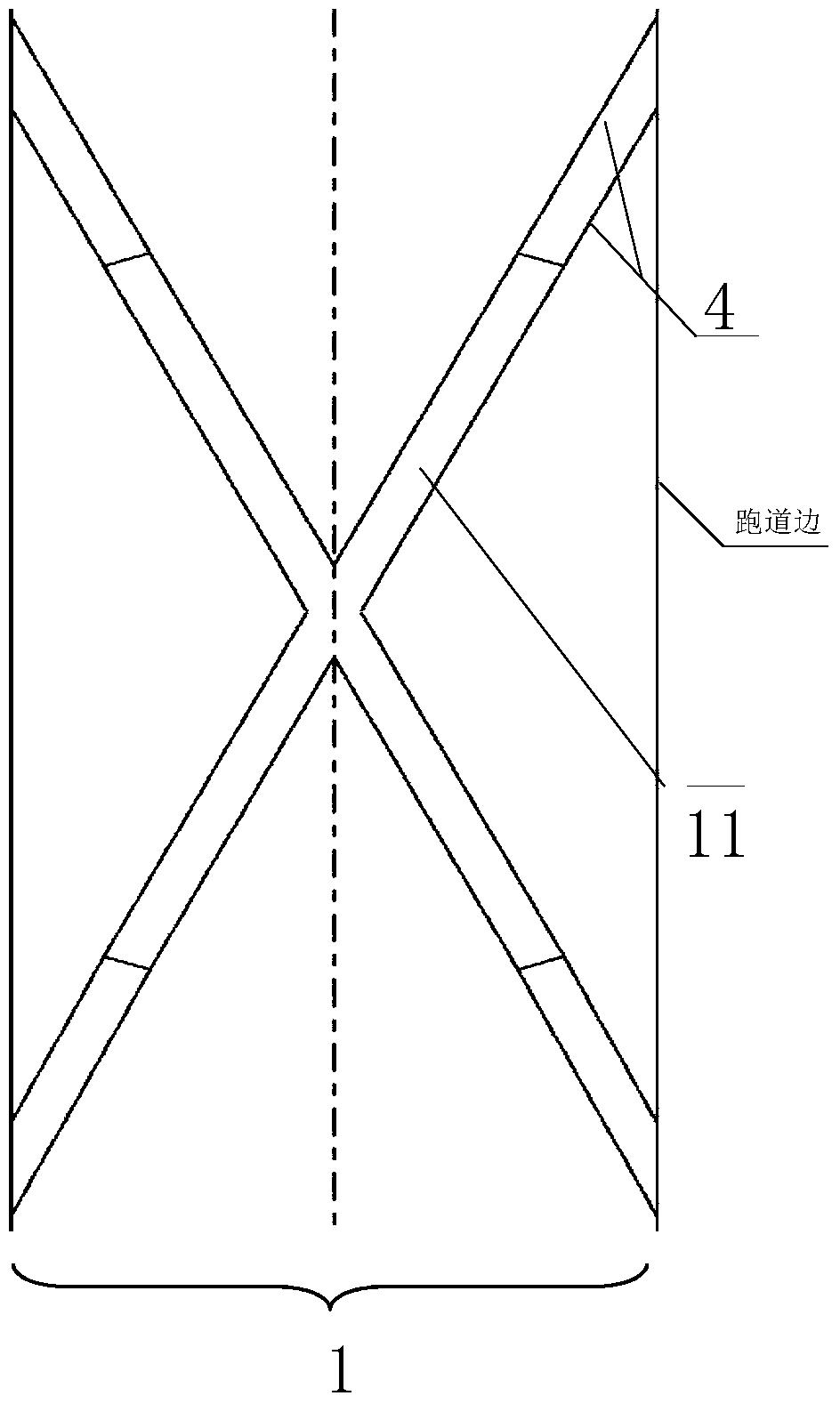 平铺式机场跑道关闭警示灯