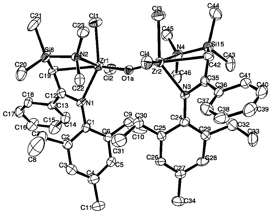 氧桥双核烯丙基硅桥氨基锆催化剂及其制备方法和应用