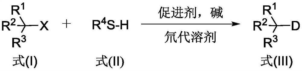 一种氘代化合物的合成方法