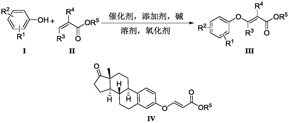 钯盐催化酚氧烯基醚类化合物的合成方法