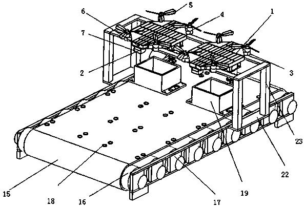 一种光伏货运无人机及装货无人机用流水线