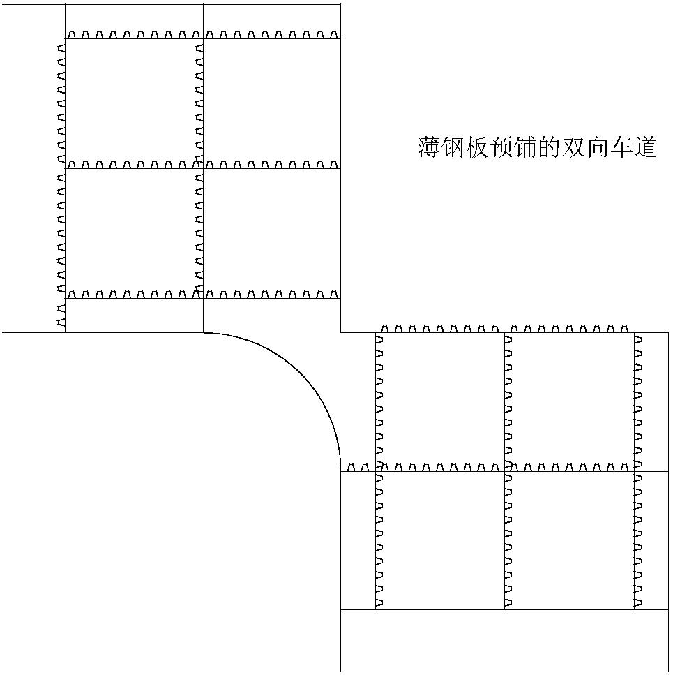 一种半刚性基层道路层间非光滑表面处治用治具