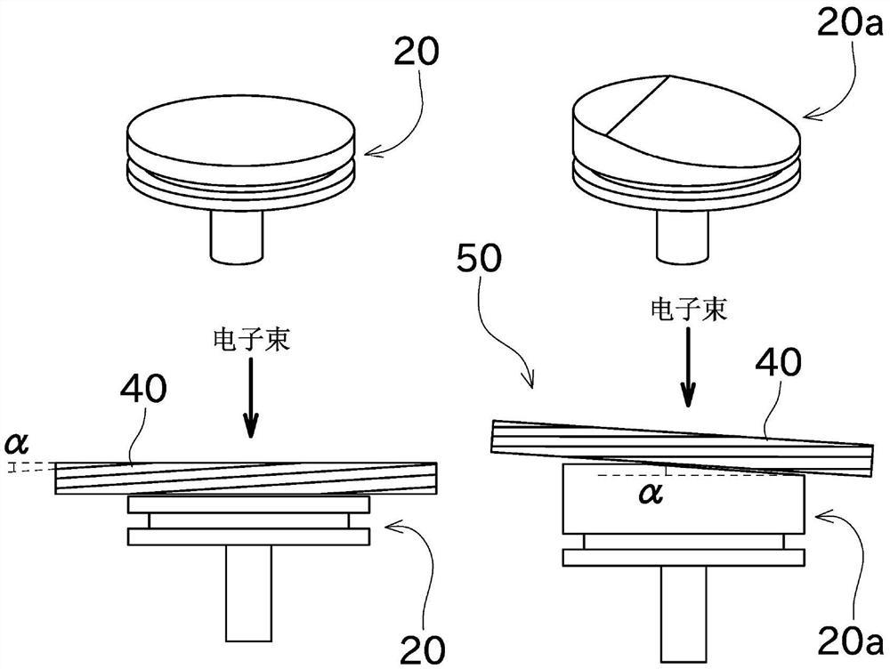 带有倾斜支撑台的标准样品、扫描型电子显微镜的评价方法和SiC基板的评价方法