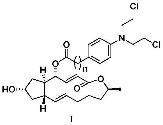 一类布雷菲德菌素A的4-位拼合氮芥衍生物的制备方法和用途